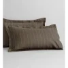 Abbotson Stripe Tailored Pillowcase Pair In Khaki 1 Abbotson Stripe Tailored Pillowcase Pair In Khaki -Furn Online 988991380 1 720x928