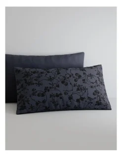 Nisha Pillowcase Pair In Deep Indigo