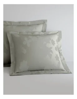 Sabal Tailored European Pillowcase In Green Smoke