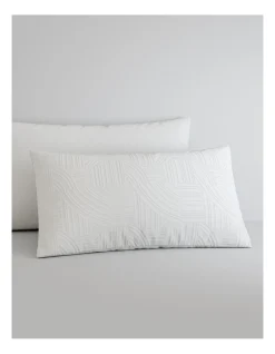 Seaton Pillowcase Pair In White