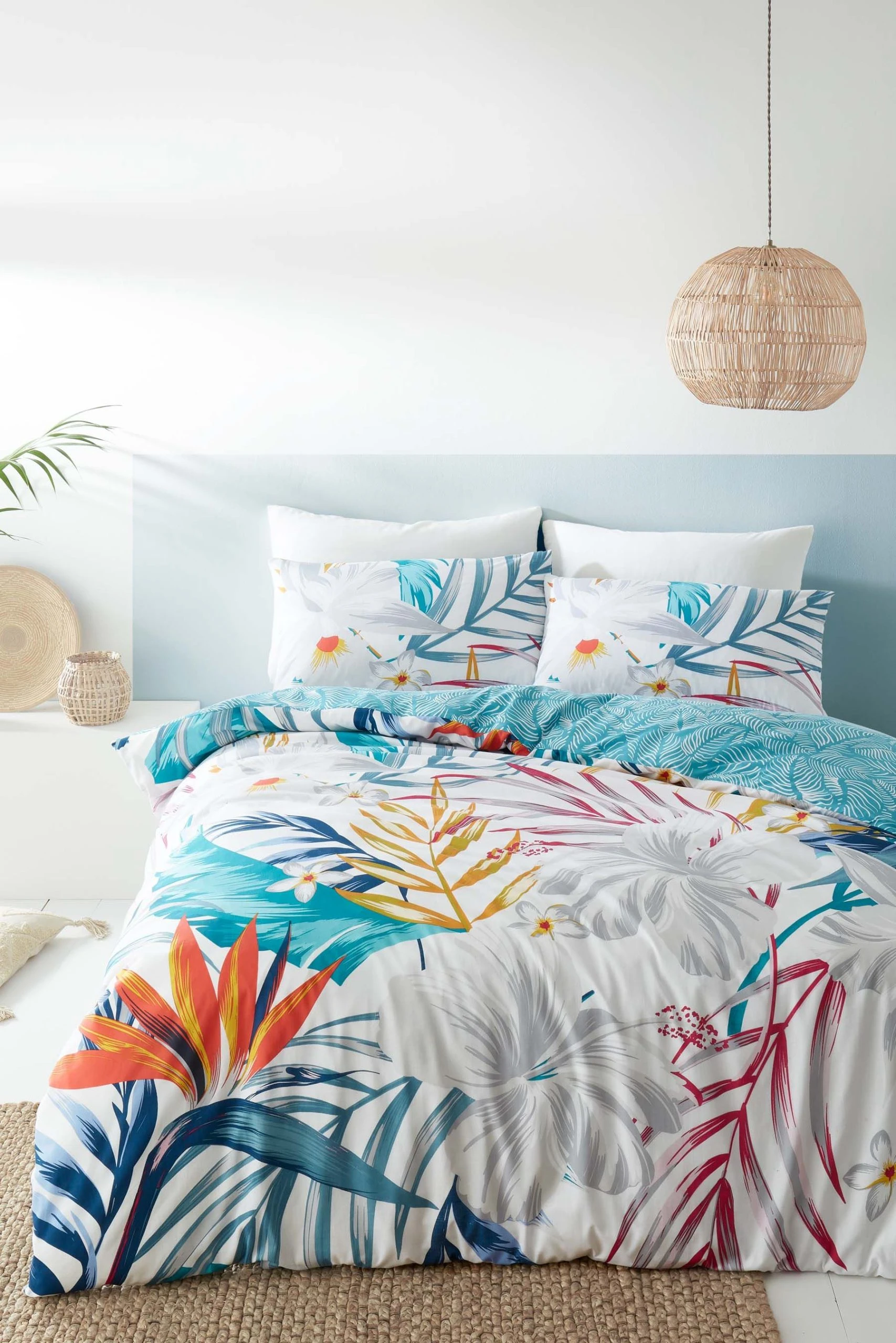 Pineapple Elephant Ayanna Tropical Floral Cotton Duvet Cover And Pillowcase Set 3 Pineapple Elephant Ayanna Tropical Floral Cotton Duvet Cover And Pillowcase Set