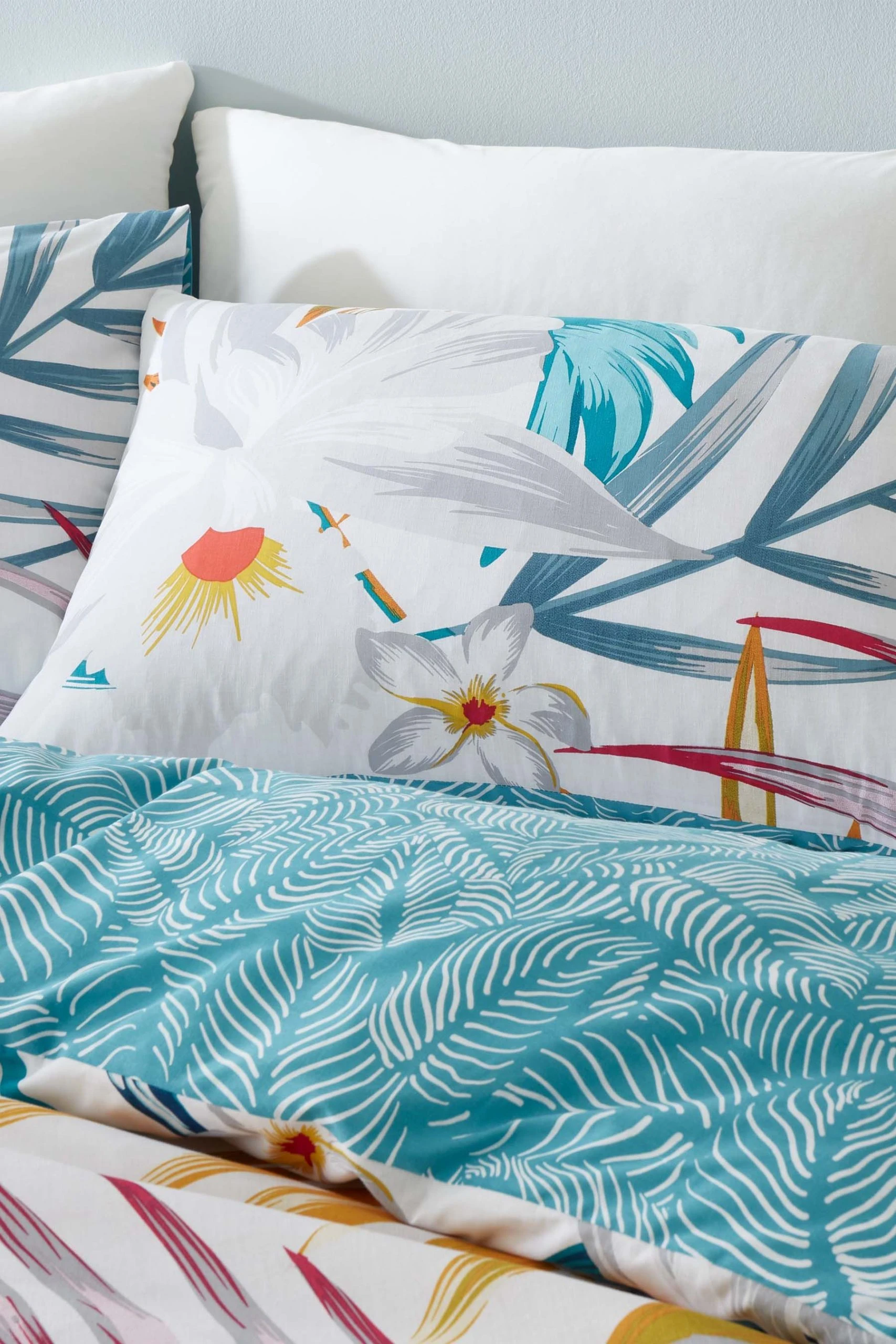 Pineapple Elephant Ayanna Tropical Floral Cotton Duvet Cover And Pillowcase Set 5 Pineapple Elephant Ayanna Tropical Floral Cotton Duvet Cover And Pillowcase Set - Image 3