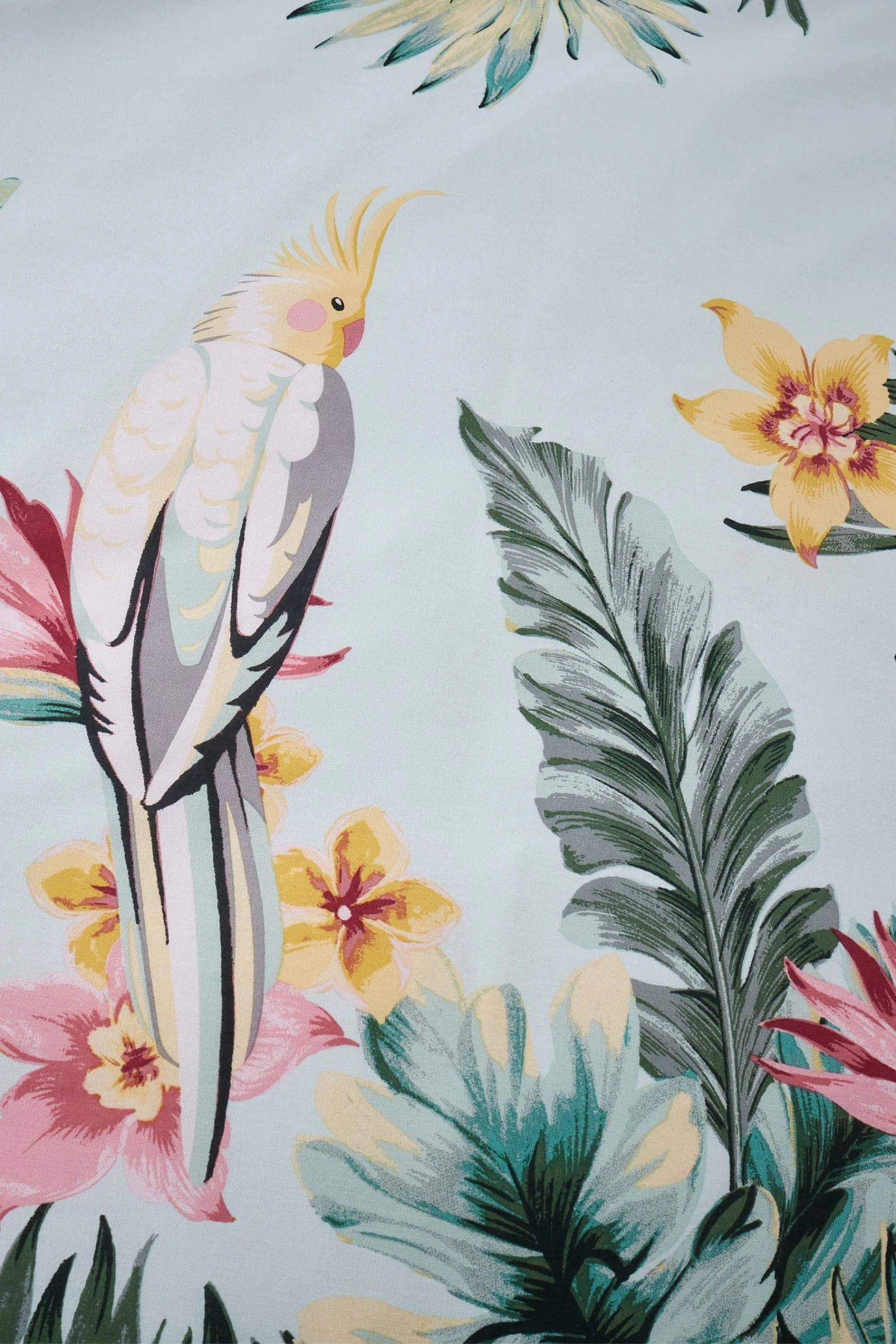 Catherine Lansfield Tropical Floral Duvet Cover And Pillowcase Set 6 Catherine Lansfield Tropical Floral Duvet Cover And Pillowcase Set - Image 4