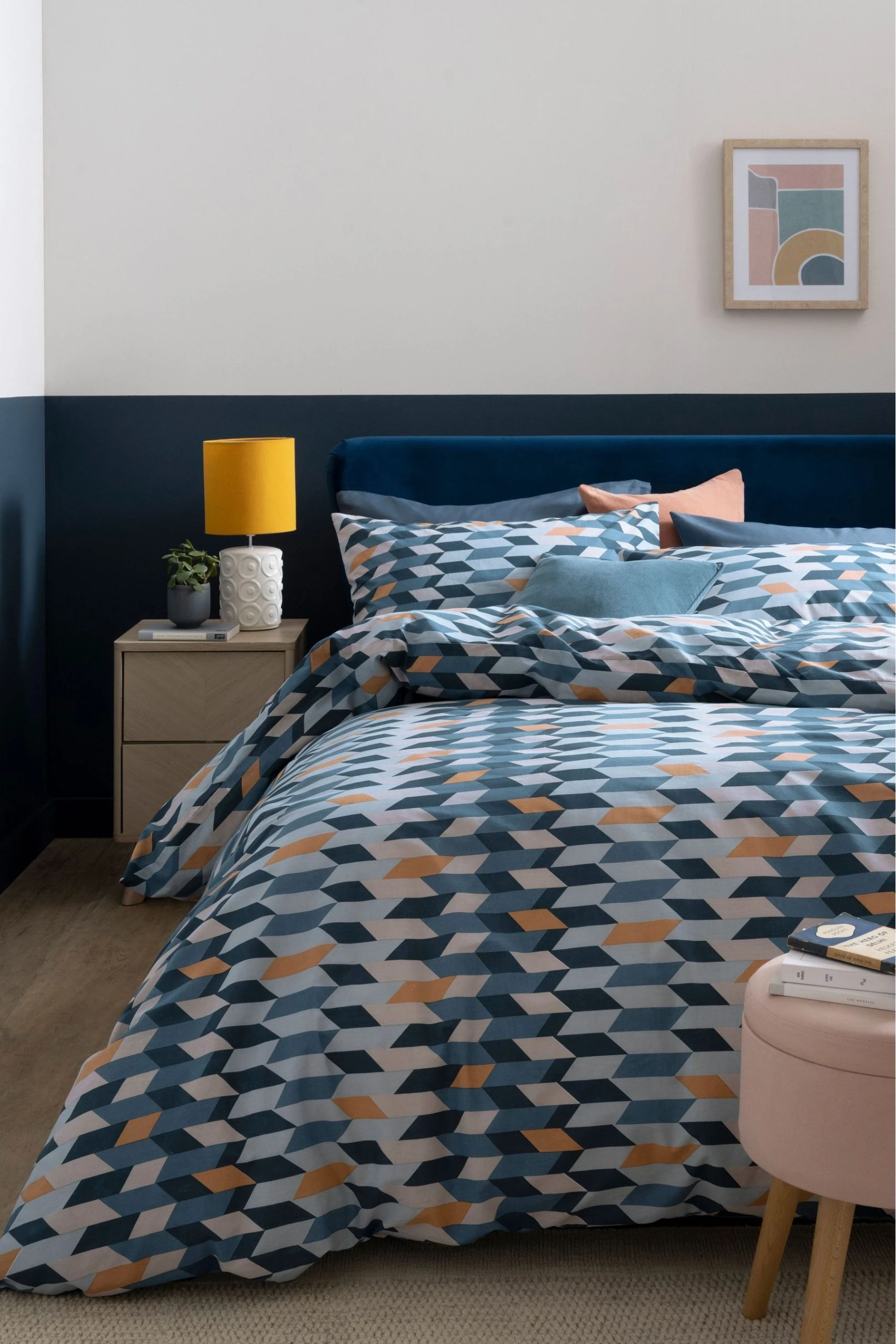 Next 100% Cotton Printed Duvet Cover And Pillowcase Set 3 Next 100% Cotton Printed Duvet Cover And Pillowcase Set
