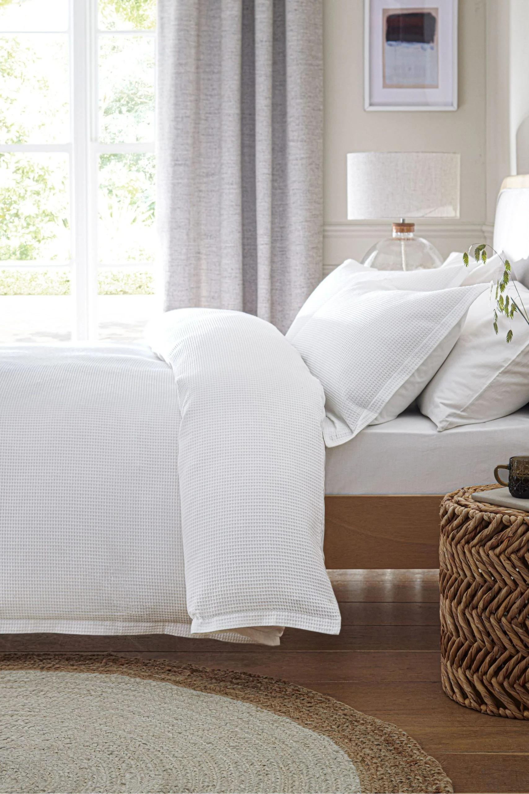 Next Waffle Duvet Cover And Pillowcase Set 4 Next Waffle Duvet Cover And Pillowcase Set - Image 2