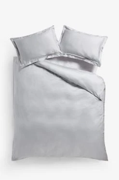 Next Collection Luxe 1000 Thread Count 100% Cotton Sateen Duvet Cover And Pillowcase Set -Furn Online A31646s3