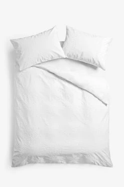 Next Heart Embossed Duvet Cover And Pillowcase Set -Furn Online A52 230s3