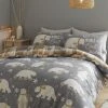 Catherine Lansfield Brushed Cotton Polar Bear Duvet Cover And Pillowcase Set -Furn Online A58 950s