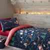Catherine Lansfield Santa's Christmas Wonderland Duvet Cover And Pillowcase Set 1 Catherine Lansfield Santa's Christmas Wonderland Duvet Cover And Pillowcase Set -Furn Online A58937s