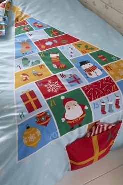 Catherine Lansfield Countdown To Christmas Duvet Cover And Pillowcase Set -Furn Online A58952s3