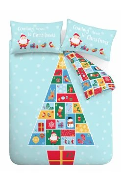 Catherine Lansfield Countdown To Christmas Duvet Cover And Pillowcase Set -Furn Online A58952s5