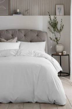 Next 100 Cotton 200 Thread Count Percale Duvet Cover And Pillowcase Set