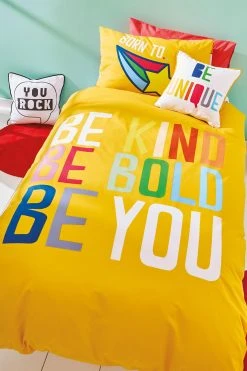 Born To Kids Be You Organic Cotton Duvet Cover And Pillowcase Set