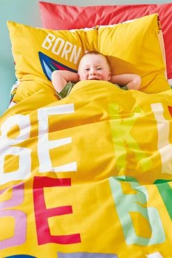 Born To Kids Be You Organic Cotton Duvet Cover And Pillowcase Set 10 Born To Kids Be You Organic Cotton Duvet Cover And Pillowcase Set -Furn Online A63815s4