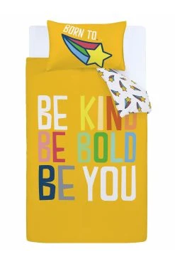 Born To Kids Be You Organic Cotton Duvet Cover And Pillowcase Set 11 Born To Kids Be You Organic Cotton Duvet Cover And Pillowcase Set -Furn Online A63815s5