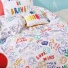 Born To Kids Be Brave Organic Cotton Duvet Cover And Pillowcase Set 2 Born To Kids Be Brave Organic Cotton Duvet Cover And Pillowcase Set -Furn Online A63818s