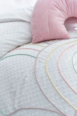 Next Kids Embroidered Rainbows Duvet Cover And Pillowcase Set 8 Next Kids Embroidered Rainbows Duvet Cover And Pillowcase Set -Furn Online A65149s3