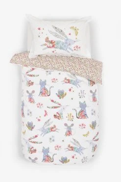 Next Kids 100% Cotton Floral Bunnies Woodland Duvet Cover And Pillowcase Set -Furn Online A65150s3