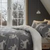 Catherine Lansfield Stag Cosy Sherpa Fleece Duvet Cover And Pillowcase Set 2 Catherine Lansfield Stag Cosy Sherpa Fleece Duvet Cover And Pillowcase Set -Furn Online A67212s