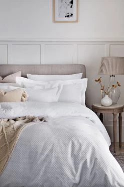 Next Dobby Texture 100% Cotton 200 Thread Count Duvet Cover And Pillowcase Set