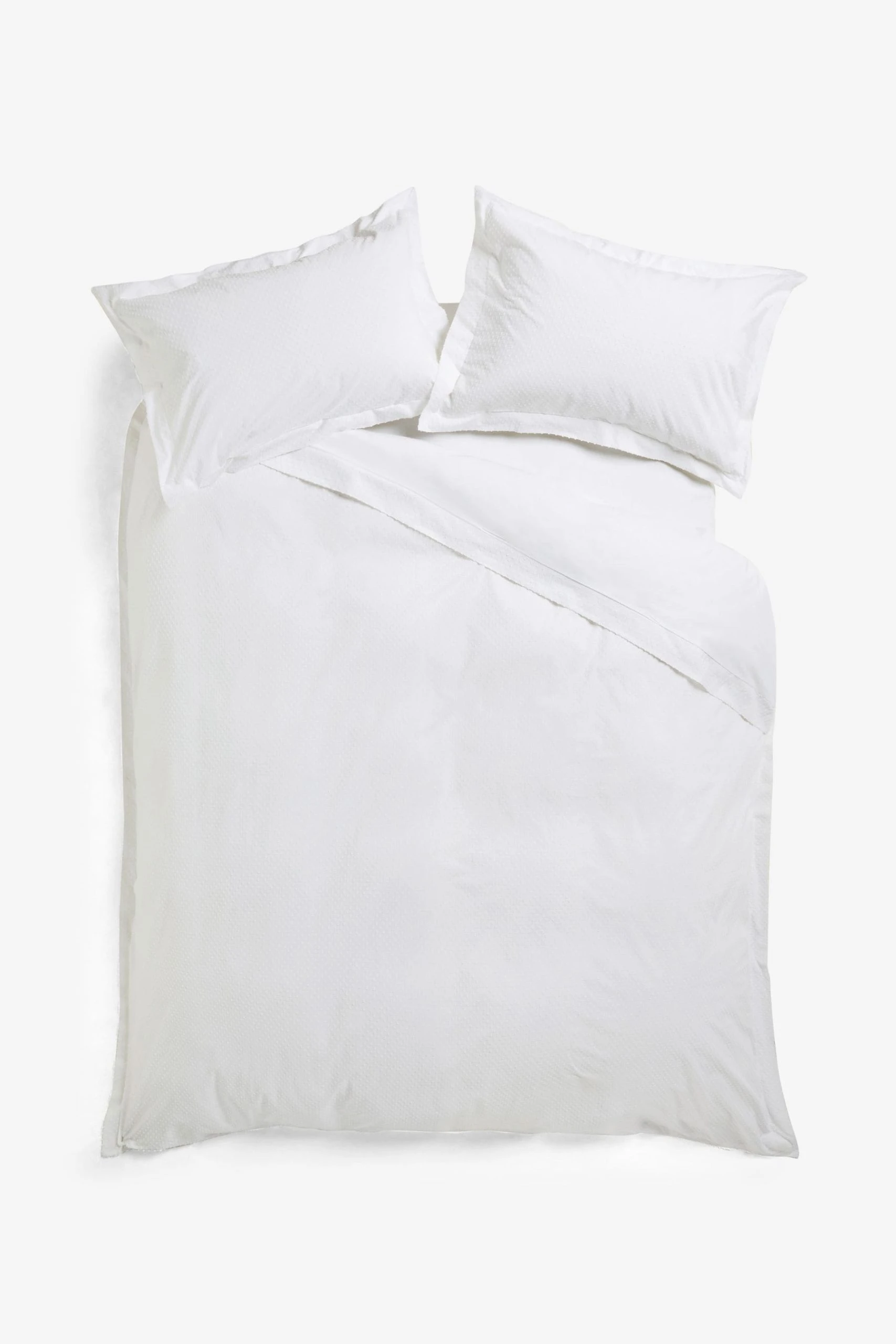 Next Dobby Texture 100% Cotton 200 Thread Count Duvet Cover And Pillowcase Set 4 Next Dobby Texture 100% Cotton 200 Thread Count Duvet Cover And Pillowcase Set - Image 2