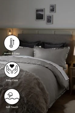 Next Soft Touch Brushed Duvet Cover & Pillowcase Set