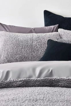 Next Marl Teddy Fleece Duvet Cover And Pillowcase Set 9 Next Marl Teddy Fleece Duvet Cover And Pillowcase Set -Furn Online A86273s2
