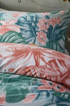 Furn Medinilla Tropical Reversible Duvet Cover And Pillowcase Set -Furn Online A92673s3