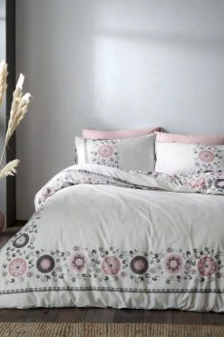 Pineapple Elephant Hana Cotton Duvet Cover And Pillowcase Set