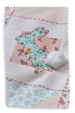 Next Rainbow Patchwork Design With Poms 100% Cotton Duvet Cover And Pillowcase Set 17 Next Rainbow Patchwork Design With Poms 100% Cotton Duvet Cover And Pillowcase Set -Furn Online C21 694s7