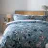 Next Floral Oxford Edge Reversible 100% Cotton Duvet Cover And Pillowcase Set -Furn Online C22 768s