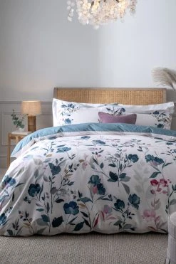 Alternative view of Next Floral Oxford Edge Reversible 100% Cotton Duvet Cover And Pillowcase Set
