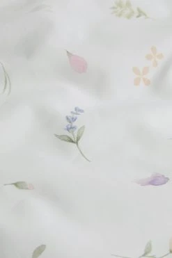 Next 100% Cotton Reversible Watercolour Floral & Stripe Bedset And Pillowcase Set -Furn Online C43 364s3
