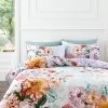 Hyperion Amaranth Floral 200 Thread Count Cotton Sateen Duvet Cover And Pillowcase Set 1 Hyperion Amaranth Floral 200 Thread Count Cotton Sateen Duvet Cover And Pillowcase Set -Furn Online C56557s