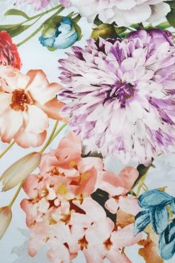 Hyperion Amaranth Floral 200 Thread Count Cotton Sateen Duvet Cover And Pillowcase Set -Furn Online C56557s3