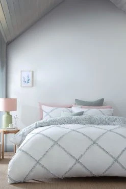 Next Super Soft Ditsy Floral All Over Ruffle Duvet Cover And Pillowcase Set