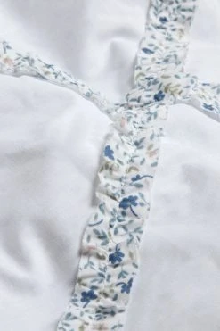 Next Super Soft Ditsy Floral All Over Ruffle Duvet Cover And Pillowcase Set -Furn Online C62 752s3