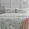 Catherine Lansfield Songbird Reversible Duvet Cover And Pillowcase Set