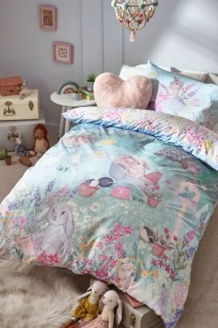 Next Bunny Meadow 100% Cotton Duvet Cover And Pillowcase Set