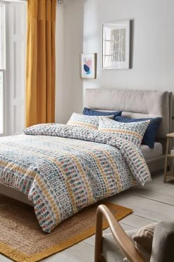 Alternative view of Next 2 Pack Geometric Duvet Cover And Pillowcase Set
