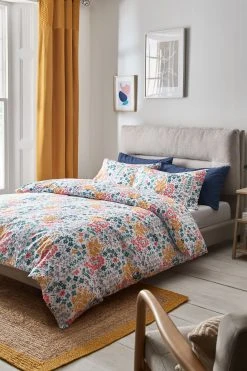 Next 2 Pack Geometric Duvet Cover And Pillowcase Set -Furn Online D14 653s3