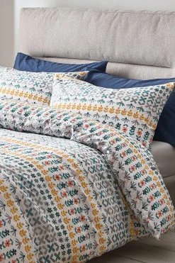 Next 2 Pack Geometric Duvet Cover And Pillowcase Set -Furn Online D14 653s4