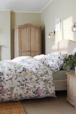 Next 300 Thread Count 100% Cotton Floral Duvet Cover And Pillowcase Set -Furn Online D14 654s3