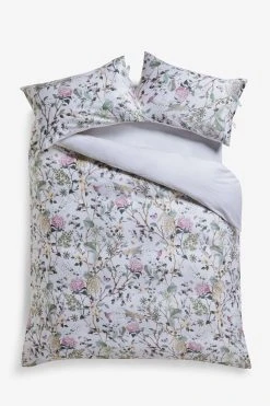 Next 300 Thread Count 100% Cotton Floral Duvet Cover And Pillowcase Set -Furn Online D14 654s6