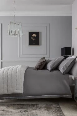 Next 600 Thread Count 100% Cotton Sateen Collection Luxe Duvet Cover And Pillowcase Set