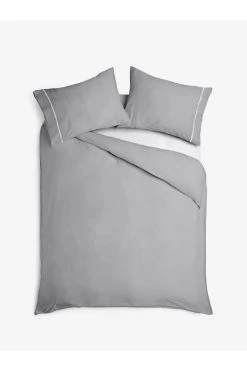 Next 600 Thread Count 100% Cotton Sateen Collection Luxe Duvet Cover And Pillowcase Set -Furn Online M05639s3