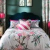 Next Oriental Floral 100% Cotton Sateen 200 Thread Count Duvet Cover And Pillowcase Set -Furn Online M26 561s