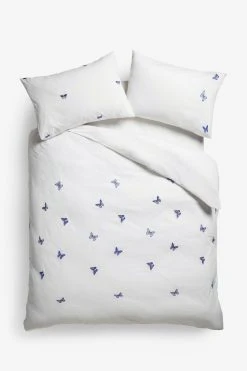 Next Embroidered Butterfly Duvet Cover And Pillowcase Set -Furn Online M26237s5