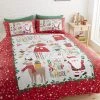 Bedlam Santa Stop Here Duvet Cover And Pillowcase Set -Furn Online M57919s