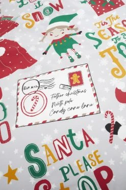 Bedlam Santa Stop Here Duvet Cover And Pillowcase Set 9 Bedlam Santa Stop Here Duvet Cover And Pillowcase Set -Furn Online M57919s4